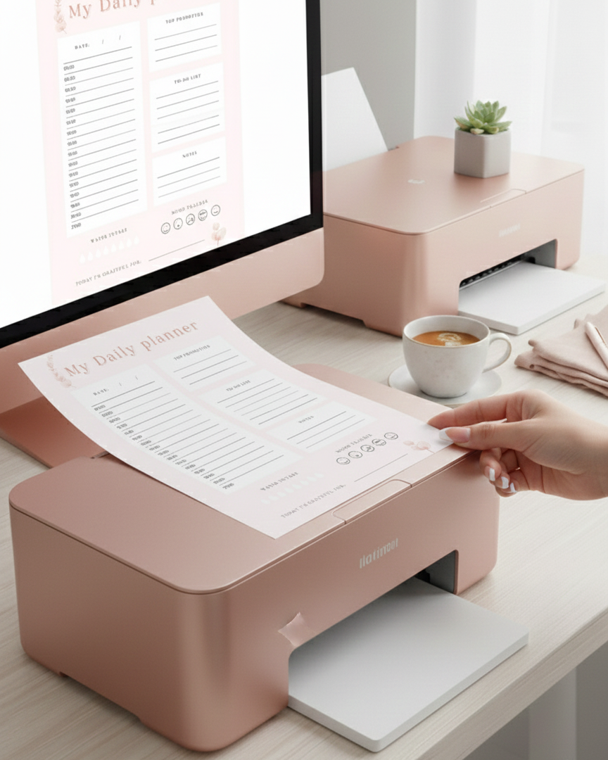 Daily Planner Printable – Pink Edition