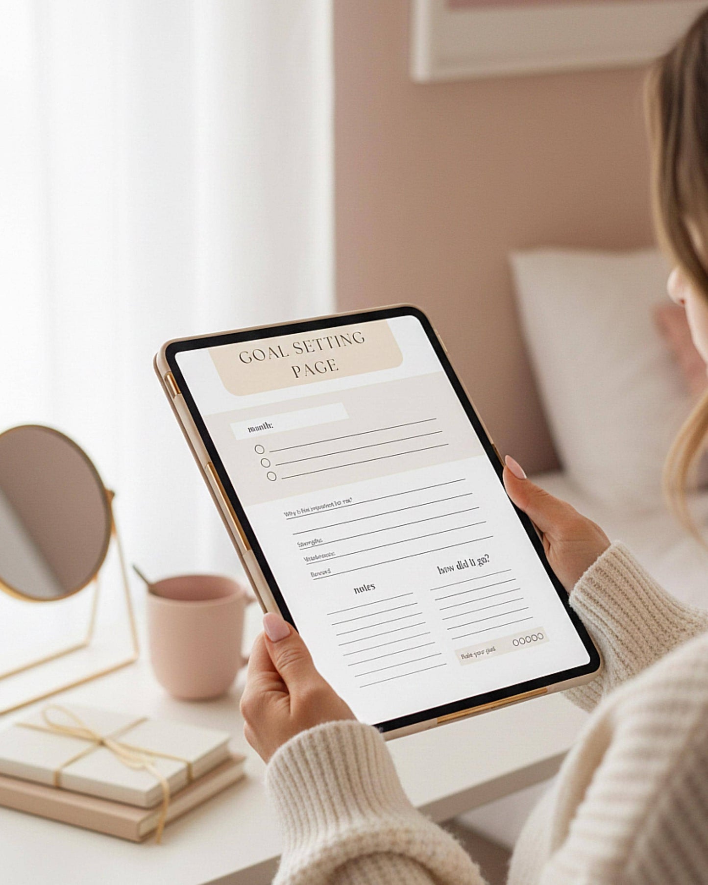 The Ultimate Planner 2026 - Aesthetic Digital Weekly & Monthly Planner (65 Pages)