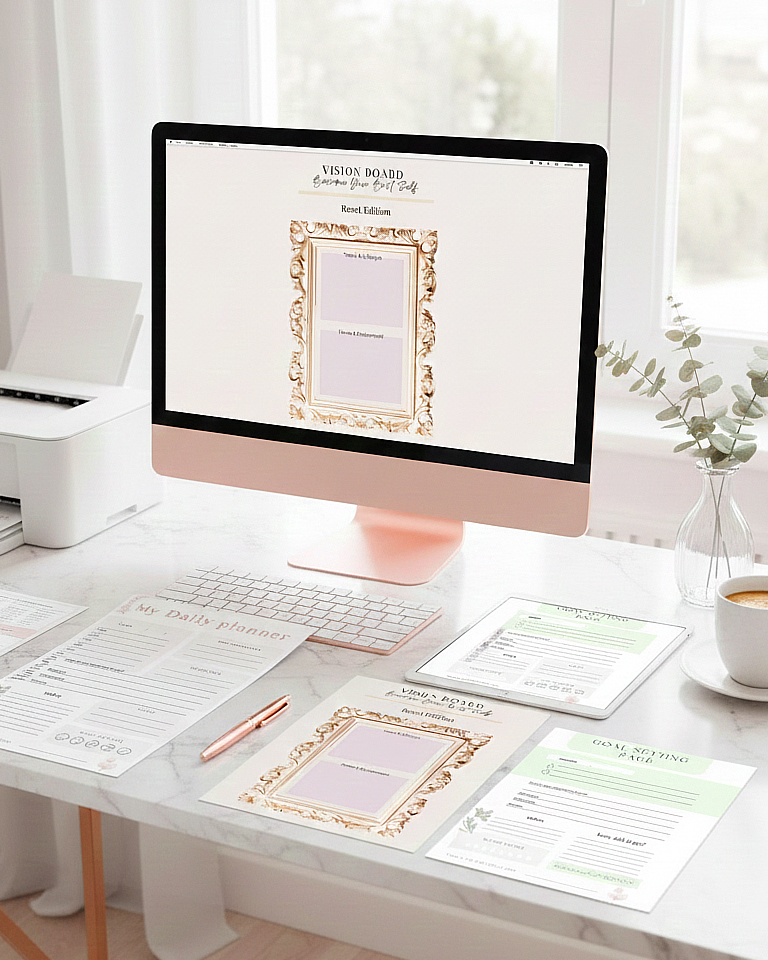 The Elevated Life Planner — Your Blueprint for Clarity & Growth ✨+80 pages