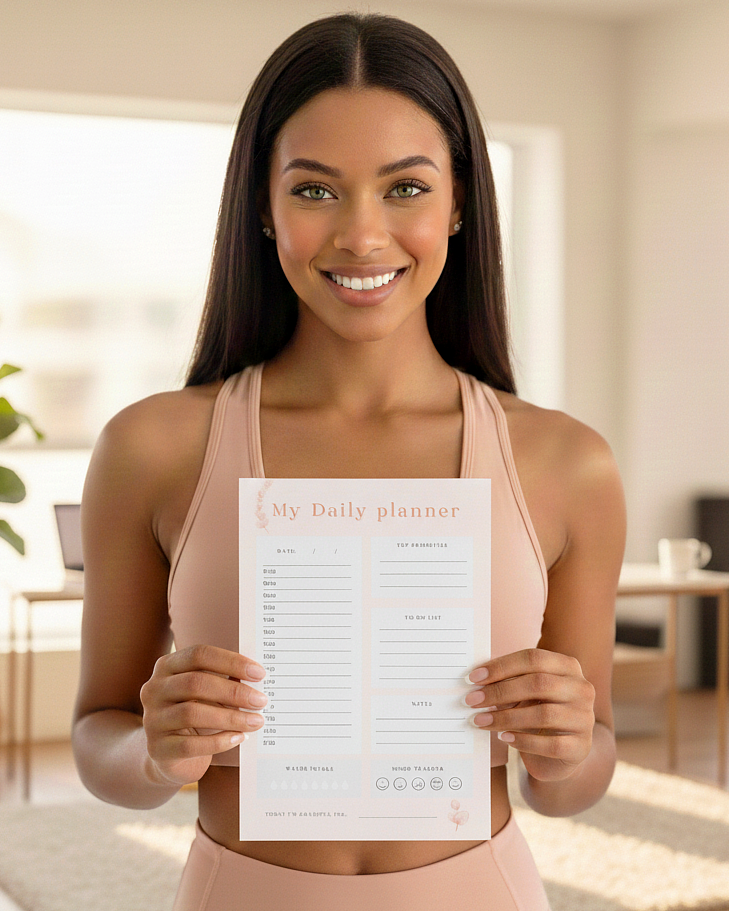 Daily Planner Printable – Pink Edition