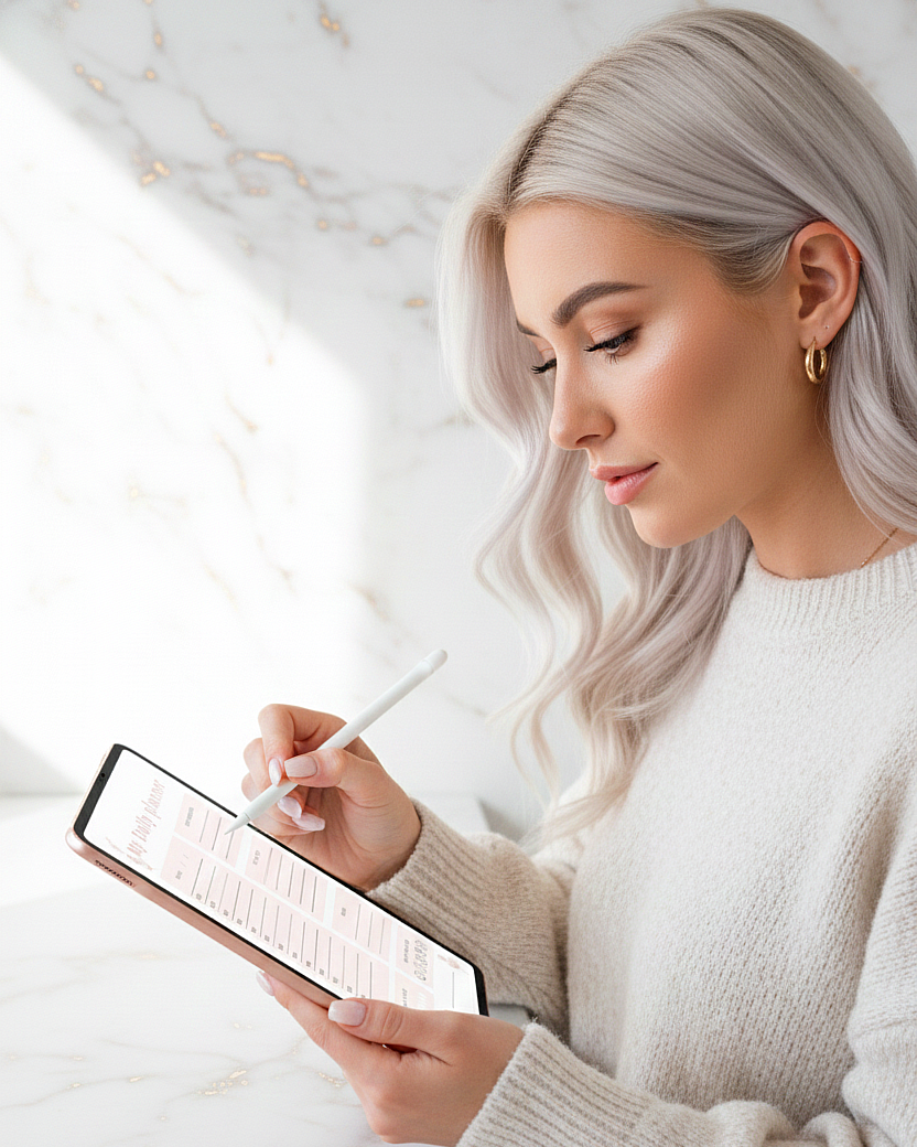 Daily Planner Printable Nude | Aesthetic Reset To-Do List | Minimalist Day Schedule | Productivity Template | US Letter  A4