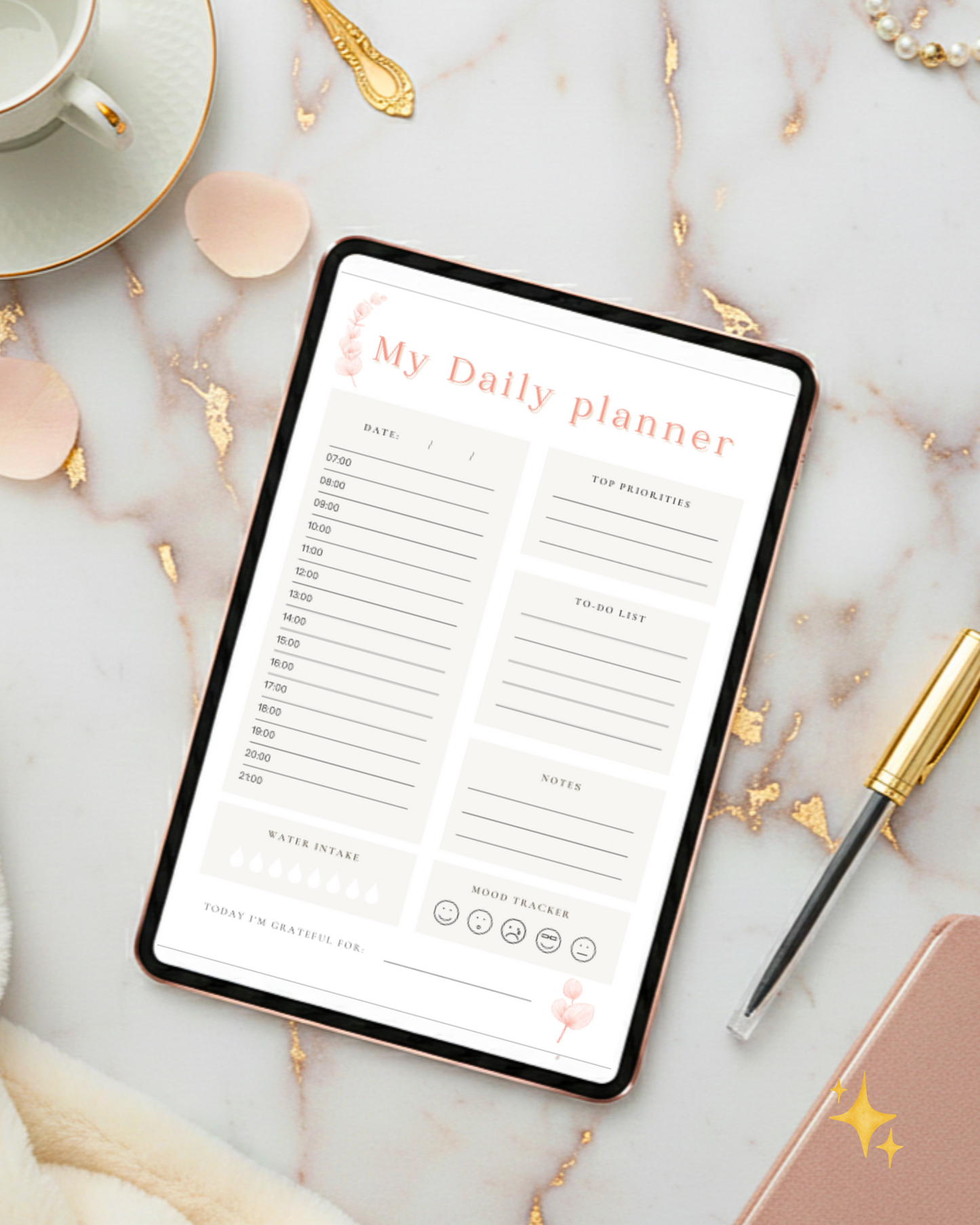 The Elevated Life Planner — Your Blueprint for Clarity & Growth ✨+80 pages