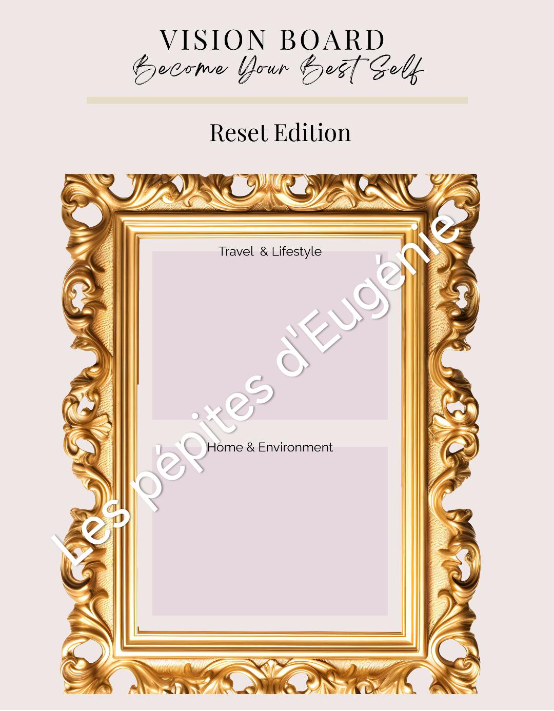 VISION BOARD KIT — The Gold Frame Edition ✨🖼️