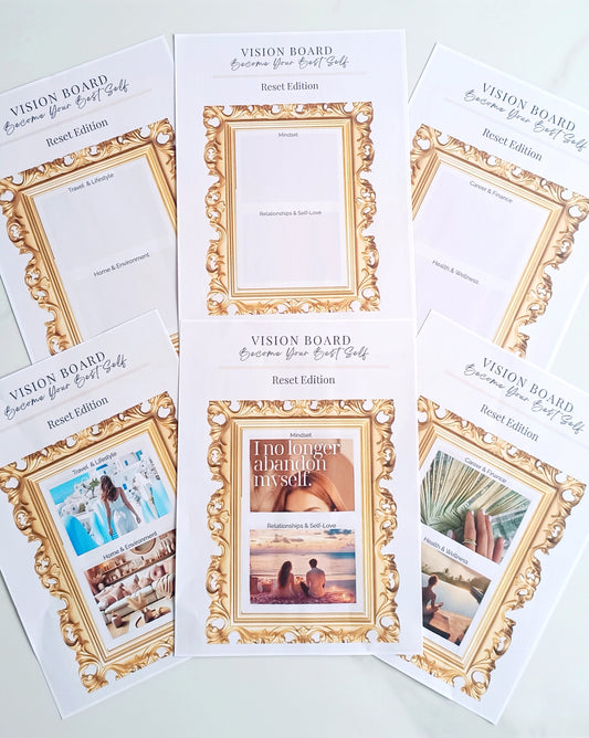 VISION BOARD KIT — The Gold Frame Edition ✨🖼️